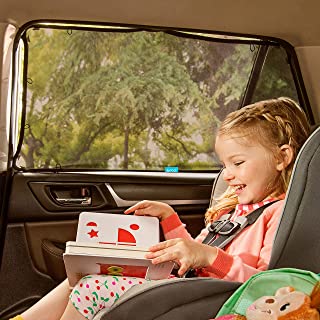 Munchkin Munchkin Brica Magnetic Elastic Sunshade, Black