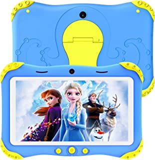 Kids Tablet, 7 Inch Kids Tablet with WiFi 2GB 16GB Kids Apps Pre-installed Parental Controls IPS Screen Android Kids Tablet - Blue